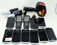A quantity of assorted pre-owned mobile computers/barcode scanners (Sold as seen, for spares or repa