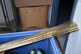 Approximately fifty as new Piano Hinges (6ft).