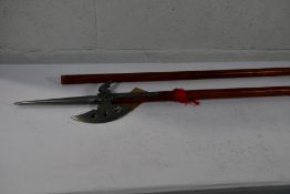 A Denix Replica 11th Century German Halberd.