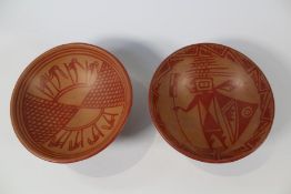 Approximately twenty Latin American Style Pottery Bowls (Various designs).