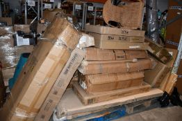 Miscellaneous flat-pack furniture and related.