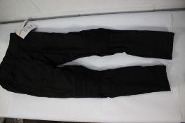 Six pairs of womens motorcycle trouser in black (14 long).