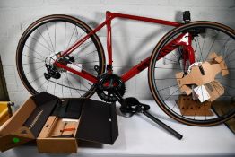 A Canyon Ultimate CF SL 7 Road Bike (Frame size medium) (Viewing recommended, item may be incomplete