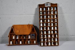 An assortment of Collectable Thimbles to include Royal Themed, a Vintage Metal Thimble with a floral