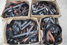 Approximately two hundred pre-owned belts and related.