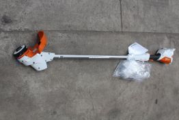 An as new unboxed Stihl FSA grass trimmer (Batteries and charger not include).