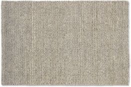 An as new Hay Peas rug - Soft Grey (170 x 240, Stock Photo).
