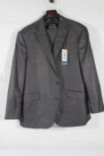 A man's Kenneth Cole Reaction Suit - Single Breasted - Grey (46R W40).