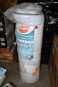 An as new Sareer Cool Blue Memory Pocket Mattress 4' 6