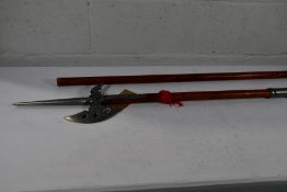 A Denix Replica 11th Century German Halberd.