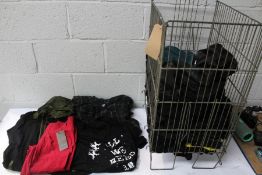 A basket containing women's assorted as new ELLi clothing (Approximately 25 items, samples).