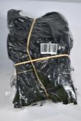 Approximately three hundred PVC black zips (9