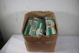 Approximately one hundred and fifty pairs of sovereign cushion fit deluxe pine shoe liners (Various