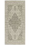 An as new Classic Heritage - Bronte Hand-Tufted Wool Rug - Smoke (160 x 230cm, Stock Photo).