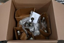 A Laura Ashley Winchester 9lt Pendant Antique Brass Fitting Only.