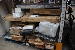 Miscellaneous flat-pack furniture and related.