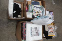 A large quantity of miscellaneous items to include hardware, clothing and toiletries (5 boxes).