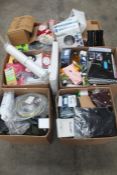 A large quantity of miscellaneous items to include hardware, clothing and toiletries/cosmetics (6 bo