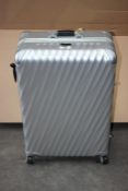 A Tumi 98824 Extended Trip Packing Case (Faulty telescopic handle, no key).