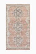 An as new West Elm Triple Medallion Heirloom Rug - Multi (243.84 x 152.4cm, Stock Photo).