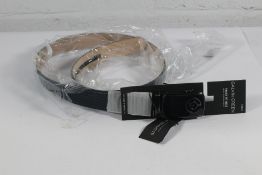 A Galvin Green Track Fit West Belt in navy (One Size).