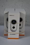 Five boxed as new Lemnoi IP cameras A3 wireless, night vision, motion sensor, indoor/outdoor usage,