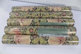 Five rolls of as new Morris & Co. Pimpernel Wallpaper 216730.