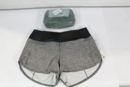 A pair of Lululemon Speed Up MR Shorts 4