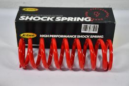 An as new boxed K-Tech high performance RCU Spring 50N 2601g KYB/Showa 50mm Red Ral 302.