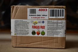Six bottles of A.R.T.S. Fungus Free (250ml) for Organic treatment and control of Bud Rot, Mildew and
