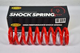 An as new boxed K-Tech high performance shock absorber spring - 40N KYB/Showa 46mm Red Ral 302.