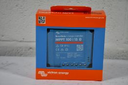 A boxed as new Victron Energy SmartSolar MPPT 100/15 Solar Charge Controller.