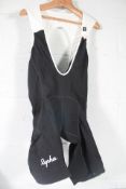 A man's as new Rapha Classic Bib Short - Black/White (XL).
