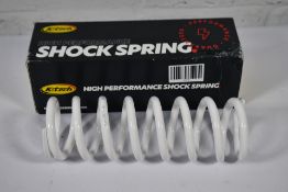 An as new boxed K-Tech high performance RCU Spring 45N 2601g WP 50mm White Ral 9016.