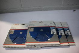 Five Bosch 2608644122 165 x 20mm 4T Fibre cement circular blade.