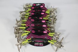 Nine as new Ernie Ball Patch Cables (3 Pack) - Flat Angle 6