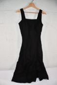 An as new Casa Raki Teresa Midi Sun Dress in Black, Size XS.