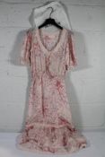 A pre-owned LoveShackFancy Maxi Dress - Pink Floral Print (XS).