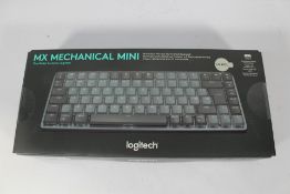 A boxed as new Logitech MX Mechanical Mini Minimalist Wireless Illuminated Keyboard.
