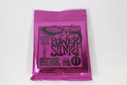 Ten packs of Ernie Ball 2220 Power Slinky Electric Guitar Strings (11 - 48).