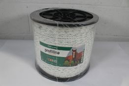 Two as new VOSS.farming Electric Fence Rope 500m, Ø 6mm, 6x0.25 HPC - White.