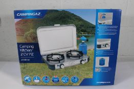 A boxed as new Campingaz Camping Kitchen 2 CV PZ (4000W).