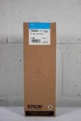 An as new Epson T8902 Cyan Ink Cartridge, 700ml, for SC-S40600/60600/80600, REF 010343920835.
