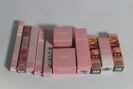 Eleven items of as new Kylie Skin by Kylie Jenner cosmetics to include Clarifying Gel Cream 15ml, Hi