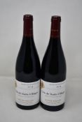 Two bottles of Jayer-Gilles Cote de Nuits-Villages (2014) (750ml) (Over 18s only).
