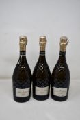 Three bottles of Pere Ventura Vintage Brut Gran Reserva Cava (2015) (750ml) (Over 18s only).