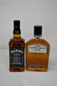 Jack Daniel's Gentlemen Jack (700ml) and Jack Daniel's Tennessee Whiskey (700ml) (Over 18s only).