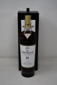 The Macallan Highland Single Malt Scotch Whiskey (18 years old, Sherry Oak Cask) (750ml) (2020 Relea