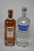 Absolut Vodka (1ltr) and Absolut Elyx Vodka (700ml) (Over 18s only).