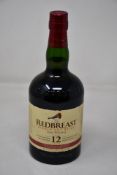 Redbreast Single Pot Still Irish Whiskey (Aged 12 years) (700ml) (Over 18s only).